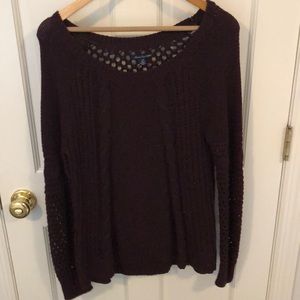 Maroon American eagle sweater